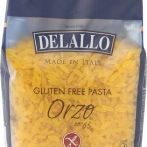 Delallo Gluten Free Corn & Rice Pasta Orzo No.65 -- 12 oz