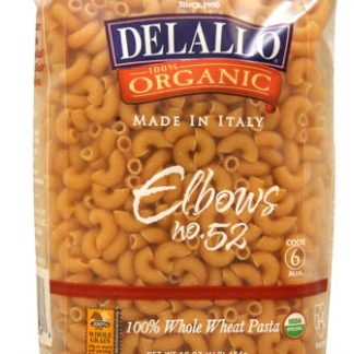 Delallo Organic Elbows No. 52 Pasta -- 1 lb