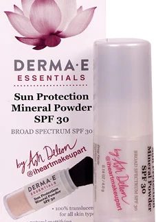 Derma E Essentials Sun Protection Mineral Powder SPF 30 -- 0.14 oz