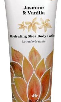 Derma E Hydrating Shea Body Lotion Jasmine & Vanilla -- 8 oz