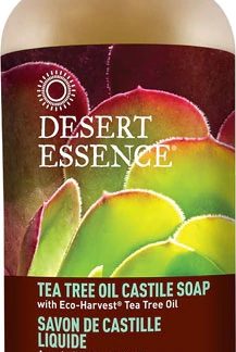 Desert Essence Castile Liquid Soap with Eco-Harvest® Tea Tree Oil -- 32 fl oz