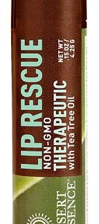Desert Essence Lip Rescue Therapeutic with Tea Tree Oil -- 0.15 oz