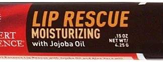 Desert Essence Lip Rescue with Jojoba Oil and Aloe Vera -- 0.15 oz