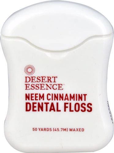 Desert Essence Neem Cinnamint Dental Floss Waxed -- 55 Yards