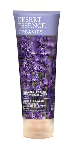 Desert Essence Organics Calming Hand and Body Lotion Bulgarian Lavender -- 8 fl oz