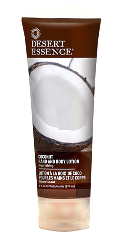 Desert Essence Organics Nourishing Hand and Body Lotion Coconut -- 8 fl oz