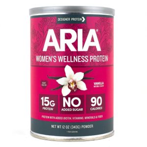 Designer Protein Aria Women's Protein Shake Mix Vanilla -- 12 oz