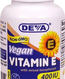 Deva Vegan Vitamin E with Mixed Tocopherols -- 400 IU - 90 Vegan Capsules