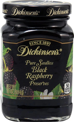 Dickinson's Pure Seedless Preserves Black Raspberry -- 10 oz