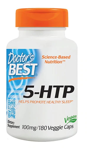 Doctor's Best 5 HTP -- 100 mg - 180 Veggie Caps