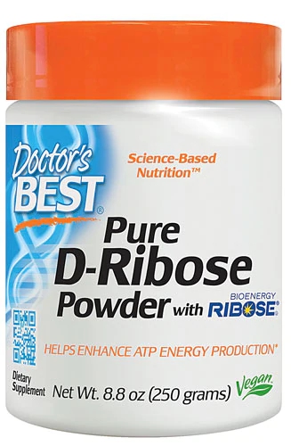 Doctor's Best D-Ribose Powder with Ribose -- 250 g - 8.8 oz