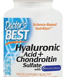 Doctor's Best Hyaluronic Acid + Chondroitin Sulfate -- 60 Tablets