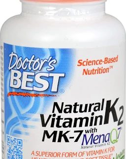 Doctor's Best Natural Vitamin K2 MenaQ7® -- 45 mcg - 60 Veggie Caps