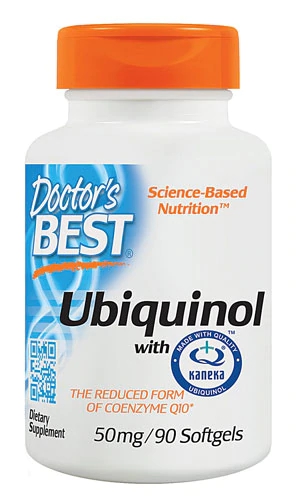 Doctor's Best Ubiquinol with Kaneka QH -- 50 mg - 90 Softgels