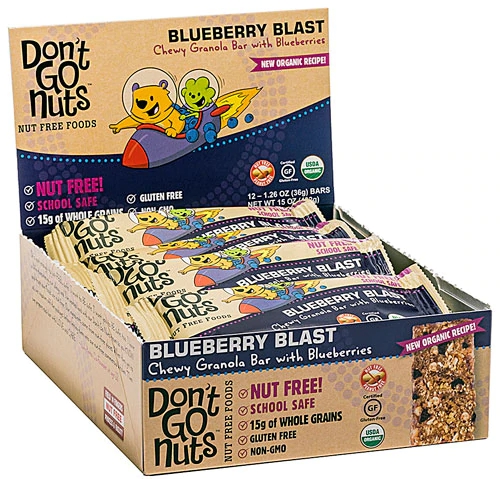 Don't Go Nuts Blueberry Blast Chewy Granola Bars -- 12 Bars