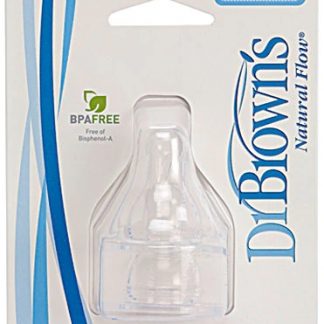 Dr. Brown's Silicone Nipples Level 2 -- 2 Nipples