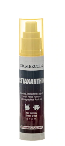 Dr. Mercola Astaxanthin Liquid Pump for Cats & Small Dogs -- 1.6 fl oz