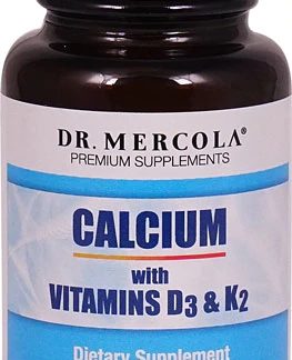 Dr. Mercola Calcium with Vitamins D3 & K2 -- 30 Capsules