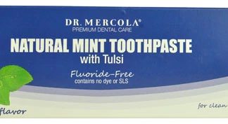 Dr. Mercola Toothpaste with Tulsi Natural Mint -- 6 oz