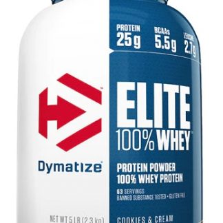 Dymatize Elite 100% Whey Protein Cookies & Cream -- 5 lbs