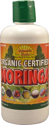 Dynamic Health Certified Organic Moringa Blend -- 33.8 fl oz