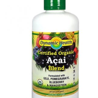 Dynamic Health Organic Certified Acai Berry Juice Blend -- 33.8 fl oz