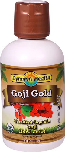 Dynamic Health Organic Certified Goji Gold 100% Juice -- 16 fl oz
