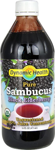 Dynamic Health Pure Sambucus Black Elderberry -- 16 fl oz