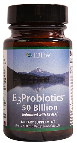 E3Live E3Probiotics™ 50 Billion -- 400 mg - 30 Vegetarian Capsules