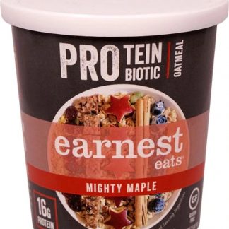 Earnest Eats Protein Probiotic Oatmeal Cup Gluten Free Mighty Maple -- 2.5 oz
