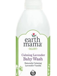 Earth Mama Calming Lavender Baby Wash Lavendar Vanilla -- 34 fl oz