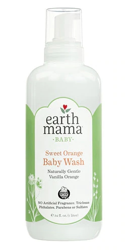 Earth Mama Sweet Orange Baby Wash -- 34 fl oz