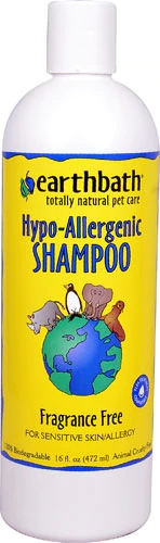 Earthbath Hypo Allergenic Pet Shampoo Fragrance Free -- 16 fl oz