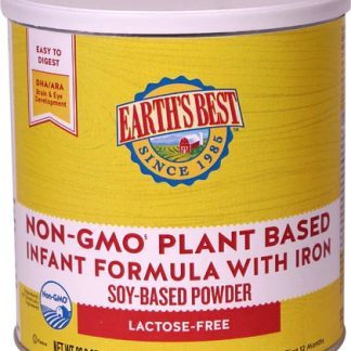 Earth's Best Non-GMO Plant Based Infant Formula with Iron -- 23.2 oz