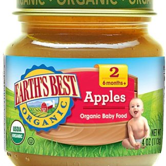 Earth's Best Organic Baby Food Stage 2 Apple -- 4 oz