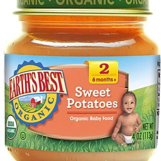 Earth's Best Organic Baby Food Stage 2 Sweet Potatoes -- 4 oz