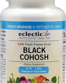 Eclectic Institute Black Cohosh -- 370 mg - 100 Vegetarian Capsules