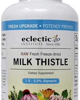 Eclectic Institute Milk Thistle -- 600 mg - 240 Non-GMO Veg Caps