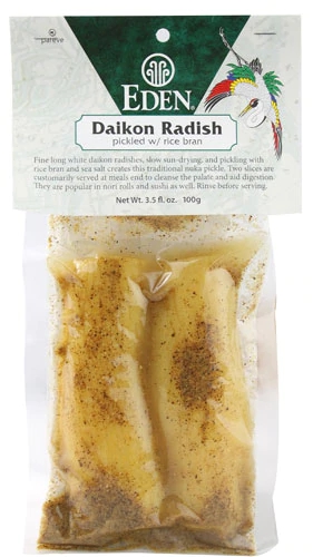 Eden Foods Daikon Radish Pickled with Rice Bran -- 3.5 fl oz