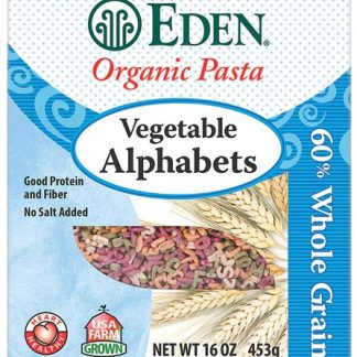 Eden Foods Organic Pasta Vegetable Alphabets -- 16 oz