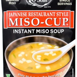 Edward & Sons Japanese Restaurant Style Miso Cup Soup Gluten Free -- 3 Pack