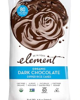 Element Organic Dipped Rice Cakes Dark Chocolate -- 3.5 oz