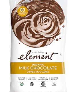 Element Organic Dipped Rice Cakes Milk Chocolate -- 3.5 oz