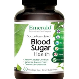 Emerald Labs Blood Sugar Health Raw Whole Food Based Formula -- 60 Vegetable Capsules