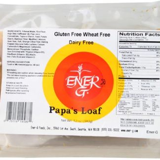 Ener-G Papa's Loaf Gluten Free -- 12 oz
