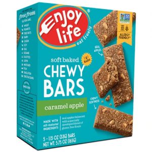 Enjoy Life Baked Chewy Bars Gluten Free Caramel Apple -- 5 Bars