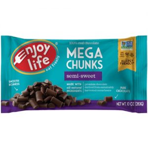 Enjoy Life Mega Chunks Gluten Free Semi Sweet Chocolate -- 10 oz
