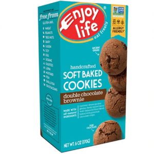 Enjoy Life Soft Baked Cookies Gluten Free Double Chocolate Brownie -- 6 oz
