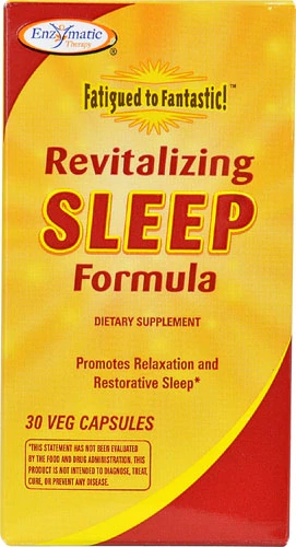 Enzymatic Therapy Fatigued to Fantastic® Revitalizing Sleep Formula -- 30 Vegetarian Capsules