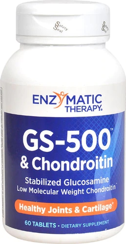 Enzymatic Therapy GS-500™ & Chondroitin -- 60 Tablets